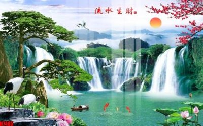 File in trần File tranh gốc in tranh tường nền tổng hợp H7485 (bản gốc) đại dương