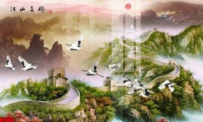 Tải file File tranh gốc in tranh tường nền tổng hợp H7488 (ảnh gốc) độ phân giải 300dpi