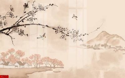 File PSD in ấn File tranh gốc tổng hợp tranh nền tường đẹp H7699 (chất lượng cao)