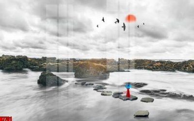 File gốc in ấn File tranh gốc tổng hợp tranh nền tường đẹp H7701 độ phân giải cao