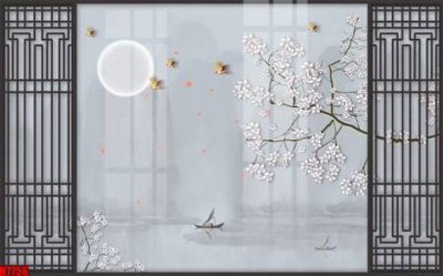 Tải file File tranh gốc tổng hợp tranh nền tường đẹp H7756 (ảnh gốc) độ phân giải 300dpi