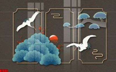 File gốc File tranh gốc tổng hợp tranh nền tường đẹp H7880 (chuẩn CMYK) cho nhà in