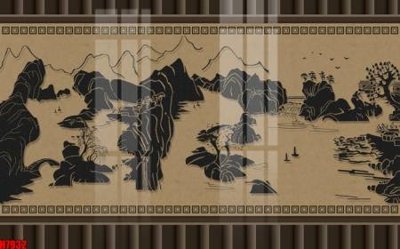 Tải file File tranh gốc tổng hợp tranh nền tường đẹp H7932 (gốc) chủ đề phong thủy