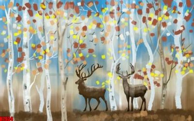 File gốc File tranh gốc tổng hợp tranh nền tường đẹp H7934 (dành cho quảng cáo)