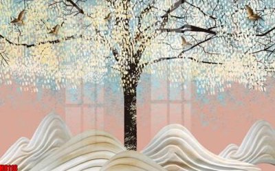 File PSD File tranh gốc tổng hợp tranh nền tường đẹp H8116 (chất lượng in ấn)