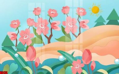 File ảnh File tranh gốc tổng hợp tranh nền tường đẹp H8174 (gốc) in PP, decal