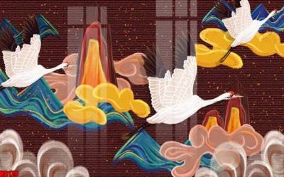 File gốc File tranh gốc tổng hợp tranh nền tường đẹp H8179 (phiên bản chuẩn) để in ấn