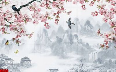 Tải về hình ảnh gốc File tranh gốc tổng hợp tranh nền tường đẹp H8200 sắc nét