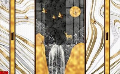 File in trần File tranh gốc tổng hợp tranh nền tường đẹp H8240 (file gốc) hoa văn 3D