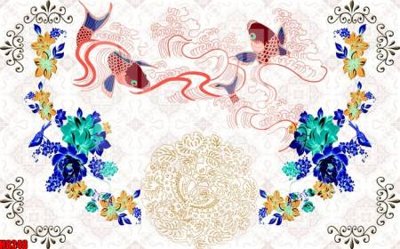 File gốc File tranh gốc tổng hợp tranh nền tường đẹp H8248 (thiết kế) độc quyền