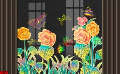 Tải file PSD File tranh gốc tổng hợp tranh nền tường đẹp H8279 (nguyên layer) để in