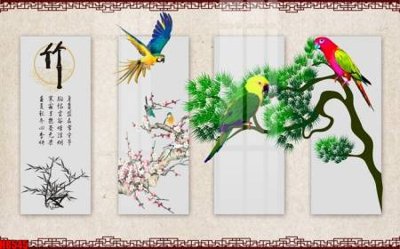 File gốc File tranh gốc tổng hợp tranh nền tường đẹp H8545 (phong cách) tối giản