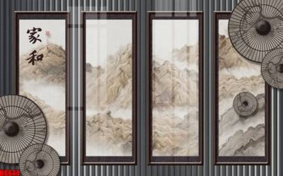 File PSD File tranh gốc tổng hợp tranh nền tường đẹp H8644 (gốc) tách lớp chi tiết