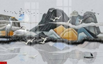 Tải file File tranh gốc tổng hợp tranh nền tường đẹp H8674 (ảnh gốc) in gạch 3D