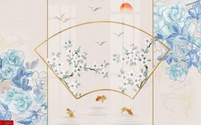 File tranh gốc in trần nhà File tranh gốc tổng hợp tranh nền tường đẹp H8728 3D