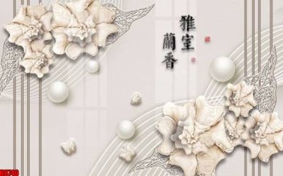 File in trần File tranh gốc tổng hợp tranh nền tường đẹp H8740 (bản gốc 3D) sống động