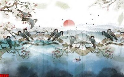 Tải file gốc File tranh gốc tổng hợp tranh nền tường đẹp H8844 (in khổ lớn) không mờ