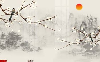 Hình ảnh file gốc in trần nhà File tranh gốc tổng hợp tranh nền tường đẹp H8887