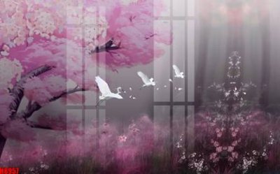 Ảnh gốc file in lụa File tranh gốc tổng hợp tranh nền tường đẹp H8957 chi tiết