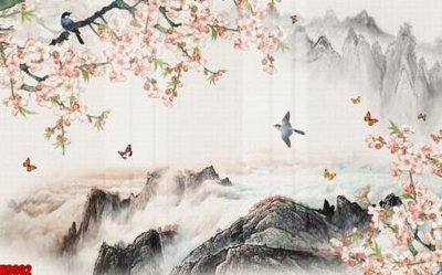 File tranh File tranh gốc tổng hợp tranh nền tường đẹp H9002 (file gốc) chuẩn màu in