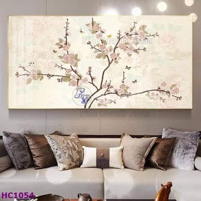 File gốc File tranh hoa và chim tối giản trung quốc HC1054 (ảnh chi tiết) để in lụa