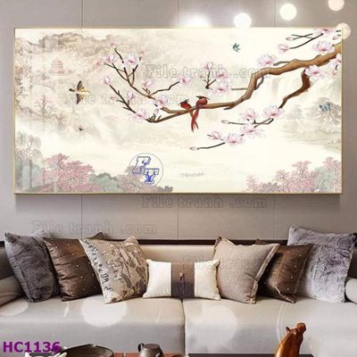 Tải file gốc File tranh hoa và chim tối giản trung quốc HC1136 (bản PSD) chỉnh sửa được