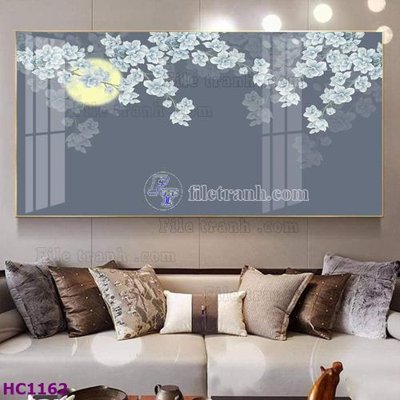 File gốc in ấn File tranh hoa và chim tối giản trung quốc HC1162 (sẵn sàng tải về)