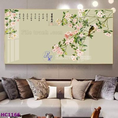 Mua file ảnh gốc File tranh hoa và chim tối giản trung quốc HC1166 (chất lượng cao)