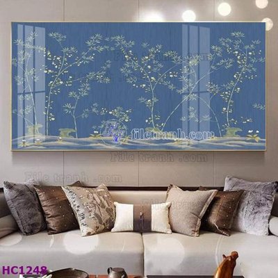 File gốc File tranh hoa và chim tối giản trung quốc HC1248 (ảnh rõ nét) để in