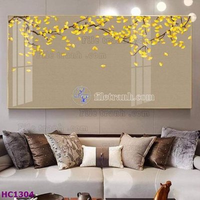 Tải file File tranh hoa và chim tối giản trung quốc HC1304 (gốc) chủ đề tâm linh