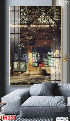Chi tiết file gốc File tranh phố cổ hà nội xưa HN273 (cho in tráng gương)