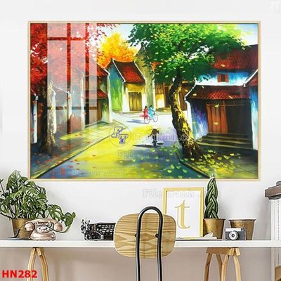 Tải file File tranh phố cổ hà nội xưa HN282 (ảnh gốc) file TIFF
