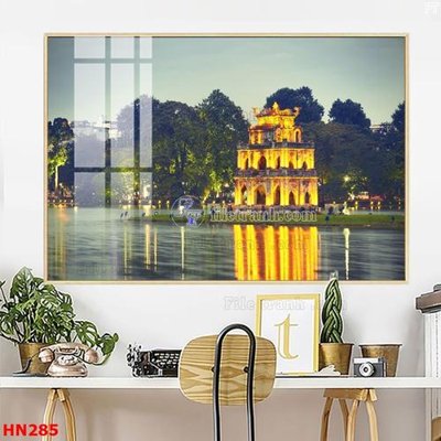 File ảnh gốc File tranh phố cổ hà nội xưa HN285 không vỡ nét