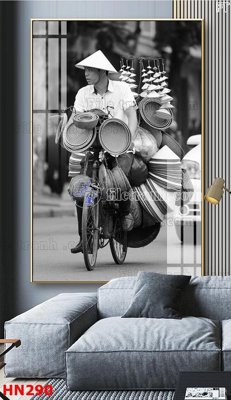 File gốc File tranh phố cổ hà nội xưa HN290 (ảnh chi tiết) để in ấn