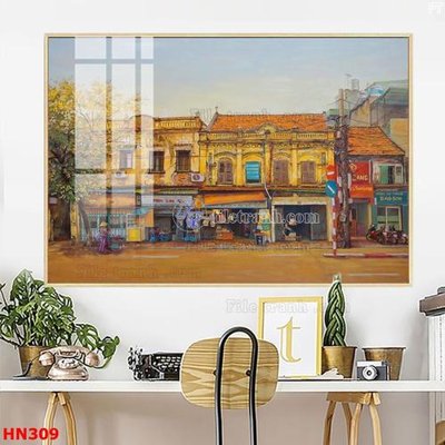 File in trần File tranh phố cổ hà nội xưa HN309 (file gốc) chủ đề vũ trụ
