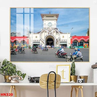 File ảnh File tranh phố cổ hà nội xưa HN320 (gốc) in Hiflex