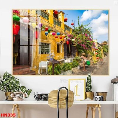 Mua file ảnh gốc File tranh phố cổ hà nội xưa HN335 (chất lượng cao)