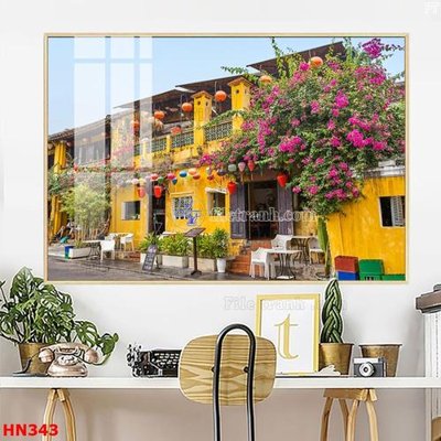 File gốc File tranh phố cổ hà nội xưa HN343 (cho in ấn) từ kho Filetranh