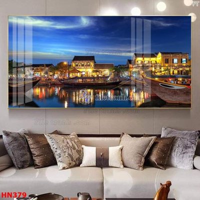 File gốc File tranh phố cổ hà nội xưa HN379 (dành cho quảng cáo)