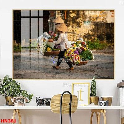 File PSD File tranh phố cổ hà nội xưa HN381 (nguyên gốc) chất lượng cao