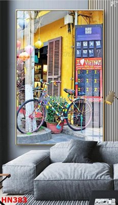 Mua file gốc File tranh phố cổ hà nội xưa HN383 (chất lượng) tại Filetranh.com