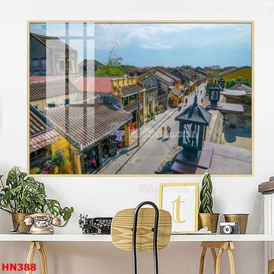 Tải file File tranh phố cổ hà nội xưa HN388 (gốc) in ấn ngay lập tức