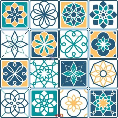 File gốc File hoa văn gạch bông HV32 (in mica) trang trí