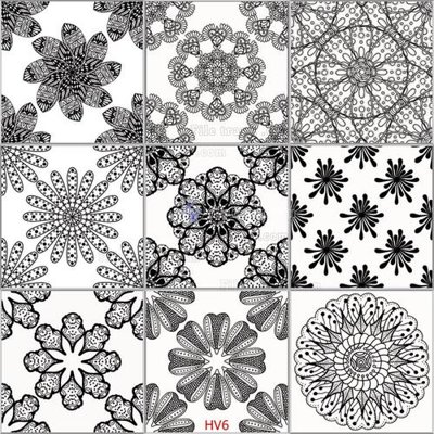 File PSD File hoa văn gạch bông HV6 (gốc) nhiều lớp (multi-layer)