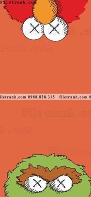 Tải file Hinh Anh Dong Vat Hoat Hinh Sesame Street 510 (PSD) cho in tranh kính