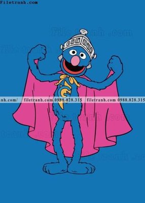 File tranh Hinh Anh Dong Vat Hoat Hinh Sesame Street 520 (ảnh gốc) độc quyền