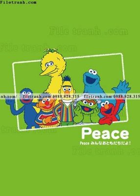 File gốc Hinh Anh Dong Vat Hoat Hinh Sesame Street 523 (thiết kế) độc quyền