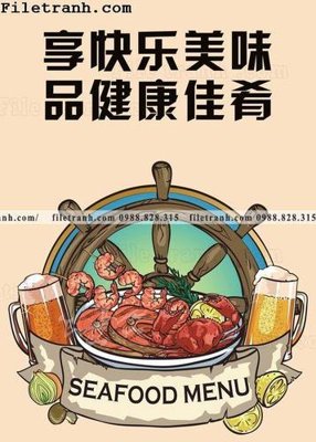 File tranh trang trí Hinh Anh Hai Huoc Ve Nha Hang 153 (file gốc)