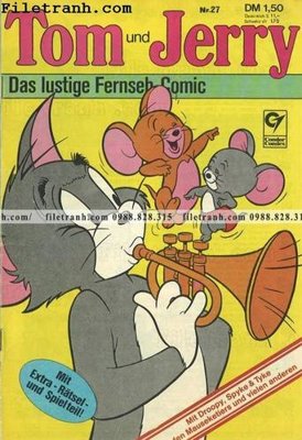 File gốc Hinh Anh Hoat Hinh Tom Va Jerry 100 (in lụa) họa tiết 3D