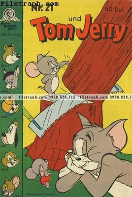 File tranh Hinh Anh Hoat Hinh Tom Va Jerry 121 (ảnh gốc) cho in ấn kỹ thuật số